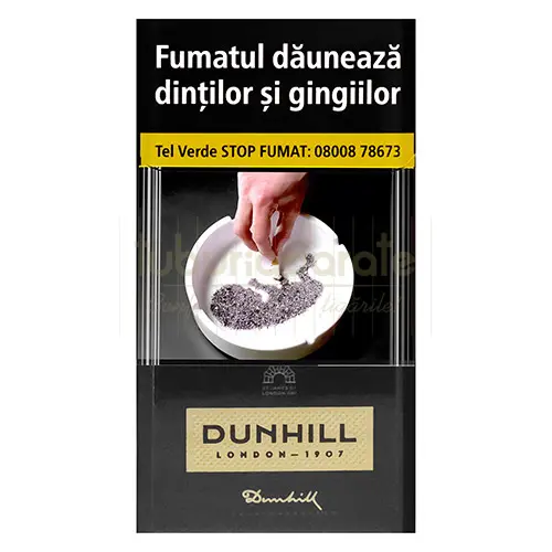 Dunhill Black Fine Cut Swiss Blend (20) | TuburiAparate.ro